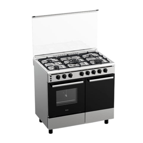 HAIER - HFS-905G63HGOSS 90cm 5 Burner 63L Gas Oven Free Standing Range AF Home
