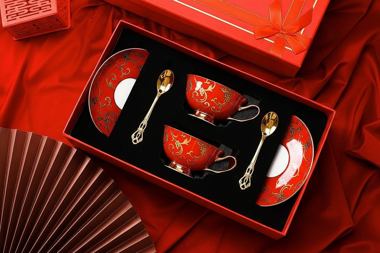 Premium Bone Tea Cup Set with Saucer SPRM160000005
