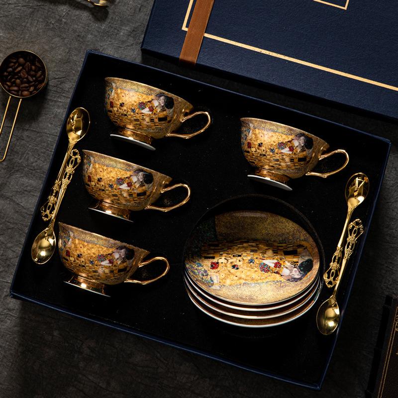 CUPURA Veno - Curated Vintage European Coffee Cup & Tea Set - Elegant Gift Box Collection CUPURA