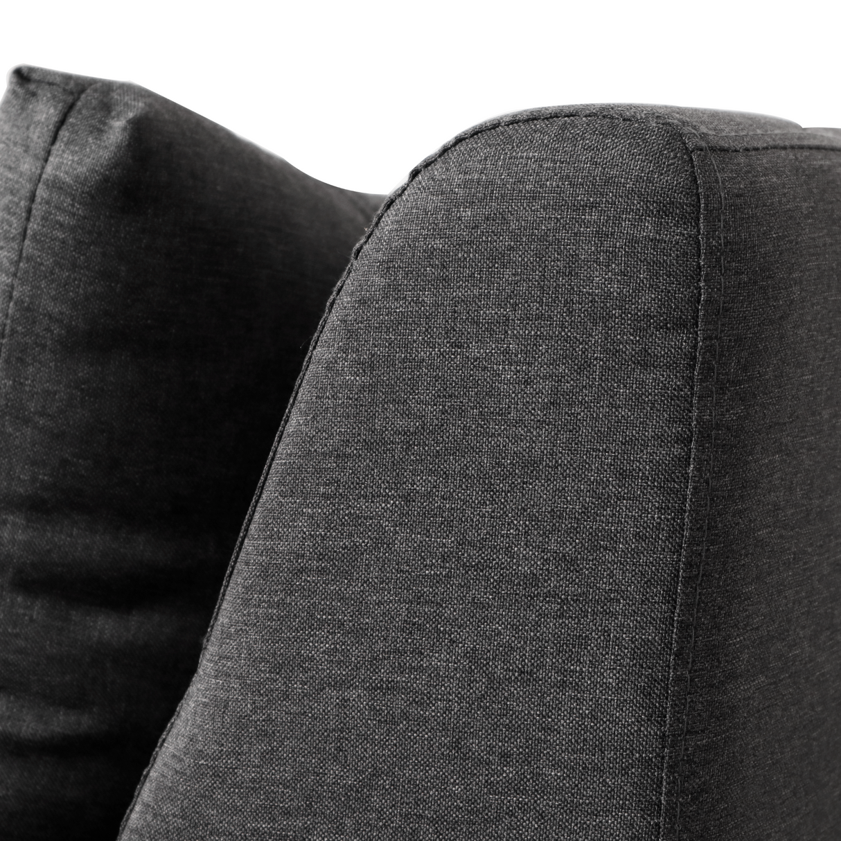 SOLANA L- Shape Fabric Sofa with Ottoman Furnigo