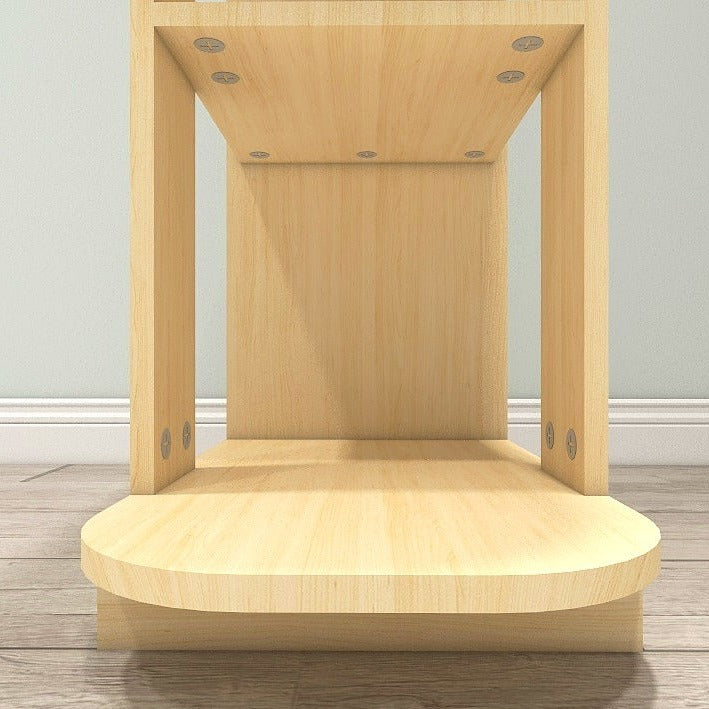 CLINT Curved Side Table Affordahome