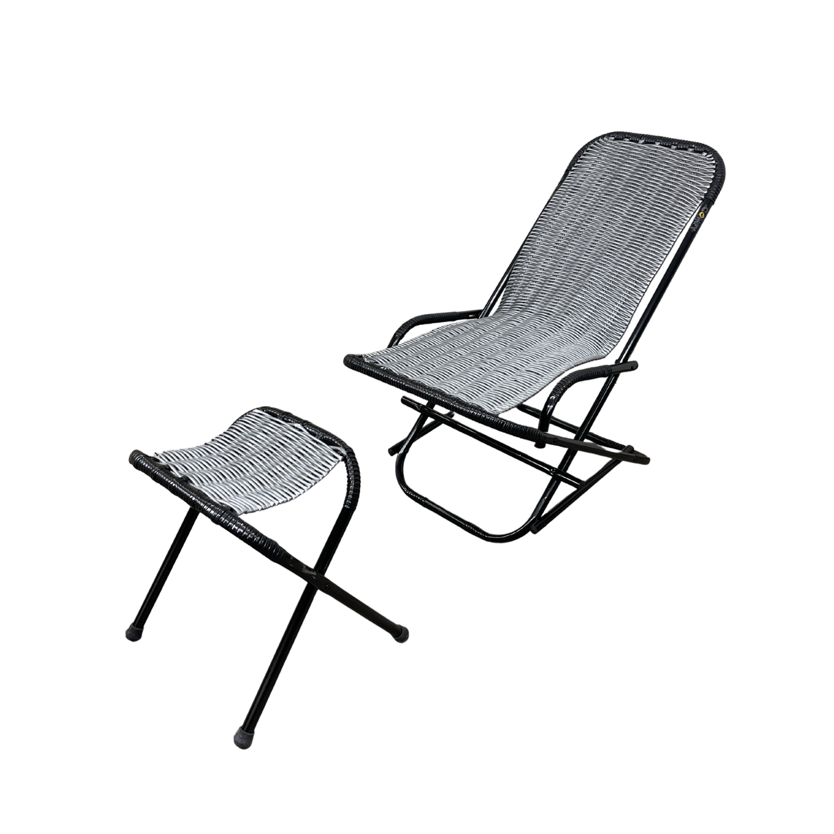 Ventilated Rocking Chair With Stool AF Home
