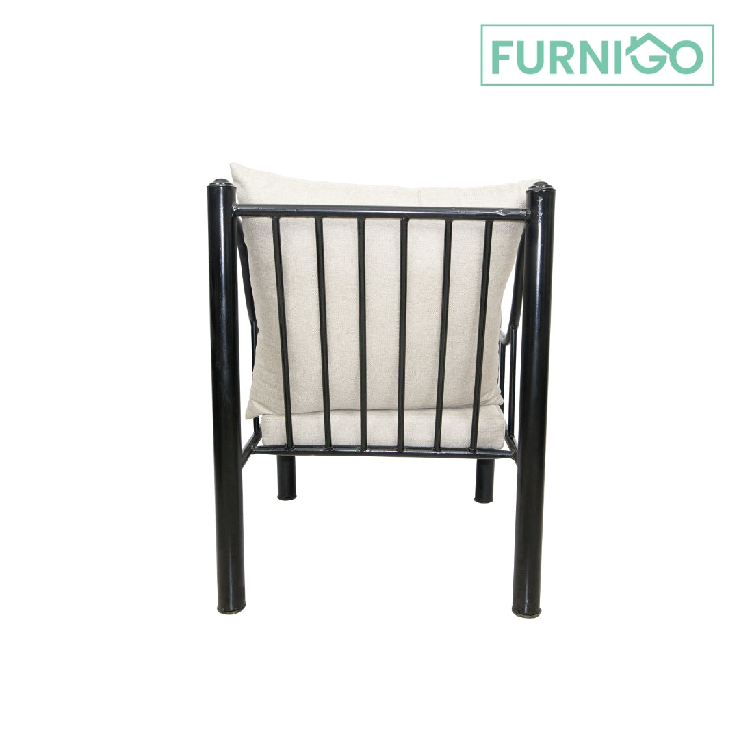 JAGGER 2-1-1 Metal Sofa Set Affordahome