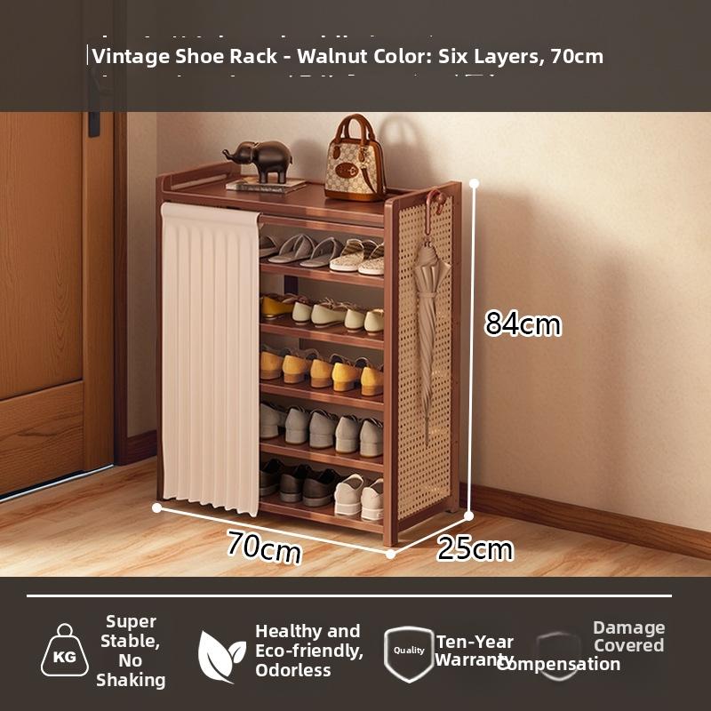 Timberra - Moonlight - MedievalGuard Narrow Shoe Rack - Entrance / Corridor / Dormitory Timberra