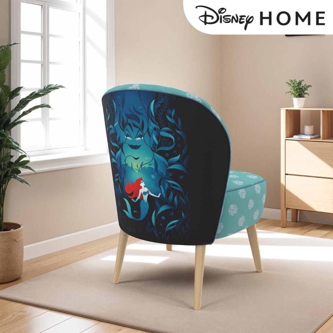 Little Mermaid Art Bow Small Accent Chair Style Disney Home