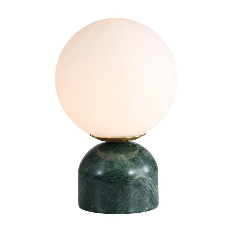 Milano Glow - Alea - N132 - Nordic Marble Table Lamp with Minimalist Designer Style, Aesthetic Ambient Lighting for Modern and Cozy Spaces - Bedroom / Bedside / Desk / Hotel Milano