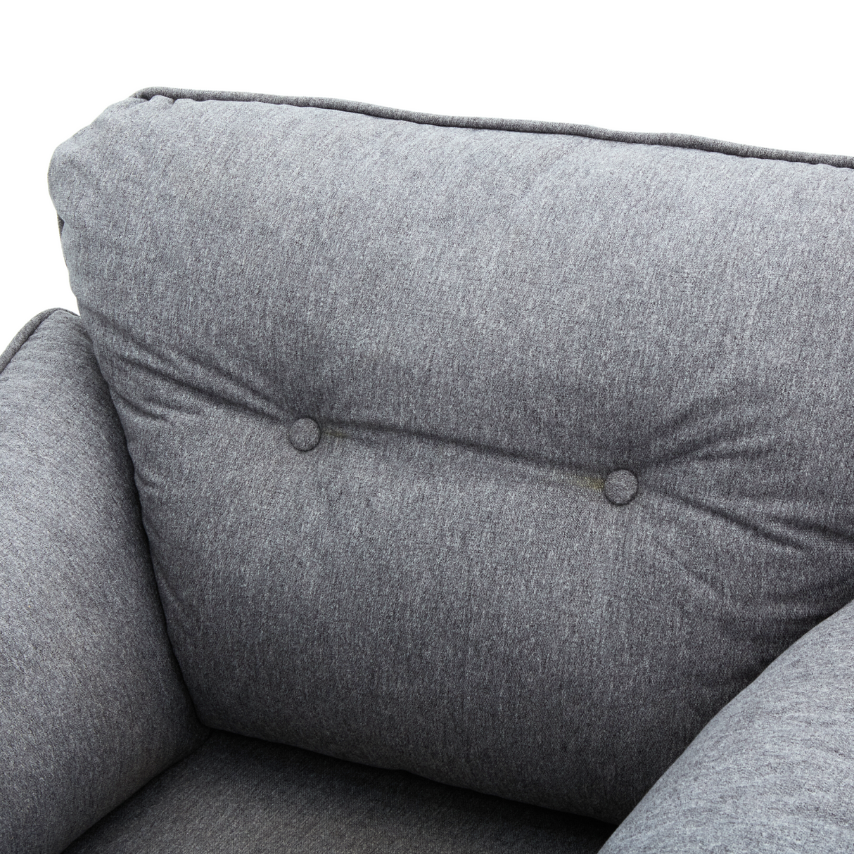 WILLY 1-Seater Fabric Sofa Affordahome