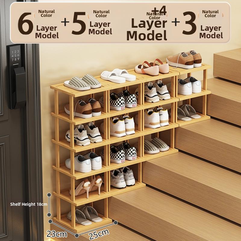 Timberra - Marvelous - StepRise Slim Corner Shoe Rack - SC10337028309990 - Entryway / Hallway / Bedroom Timberra