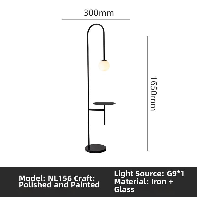 Milano Glow - Aerisio - Nl121 - Nordic Fisherman Floor Lamp with Sculptural Designer Form, Artistic Ambient Lighting for Modern Statement Interiors - Living Room / Bedroom / Sofa Area / Model Room Milano