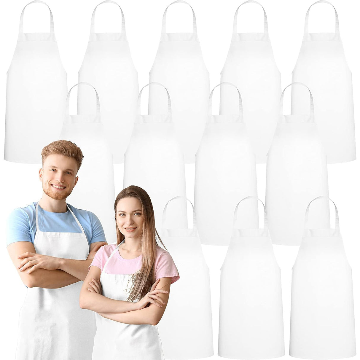 LOOMA Snug - APN31 Kitchen Apron Waist Protective Apron Durable Cooking Baking Apron for Home Kitchen Restaurant Adjustable Lightweight Apron LOOMA