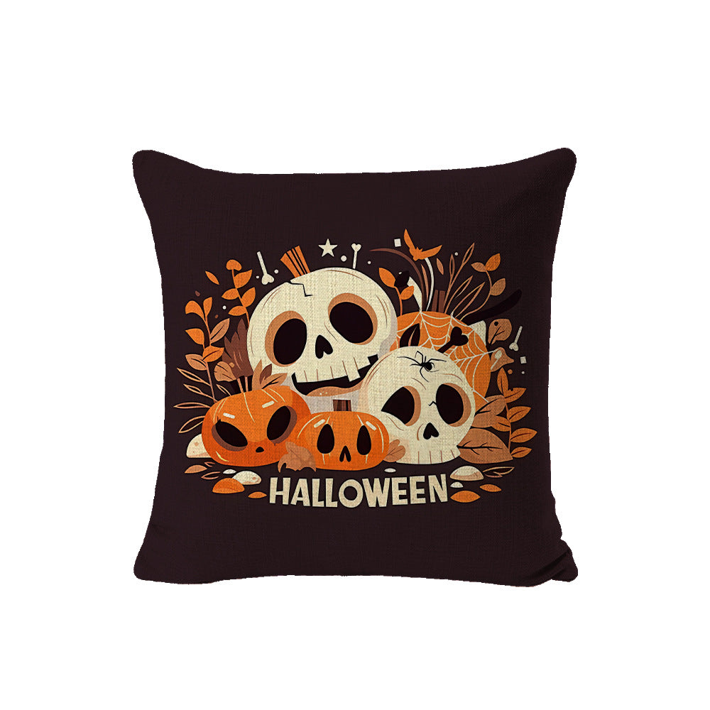 Looma Spook - Halloween Decorative Pillow Cover – Spooky Sofa Cushion Case - 2025.6.13 - Living Room, Office & Lumbar Support Looma
