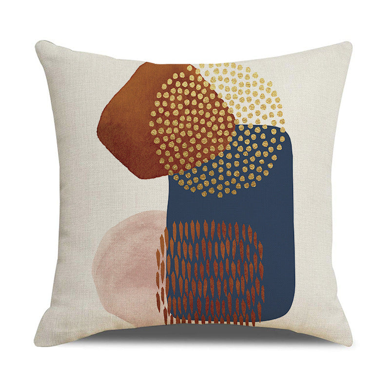 Looma Velora - Morandi Abstract Linen Pillow Cover – Soft Neutral Cushion Case - Sofa, Bed & Modern Home Decor Looma