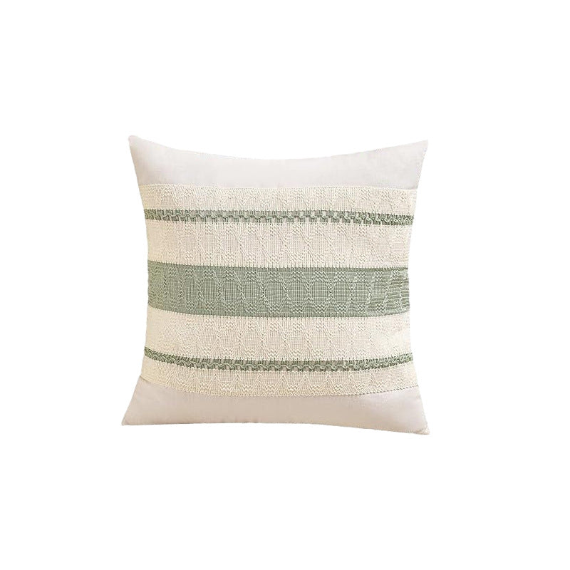 Looma Piluna - Bohemian Green Pillowcase – American Style Decorative Cushion for Living Room Sofa & B&B Home Styling - Living Room, Bedroom, Sofa Area Looma