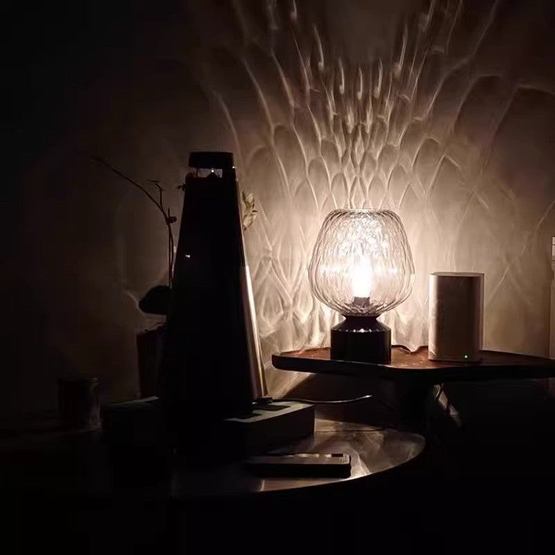 Milano Glow - Ald - TS019 - Modern Nordic Table Lamp with Soft Ambient Glow, Minimalist Design for Elegant Lighting - Bedroom / Living Room Milano