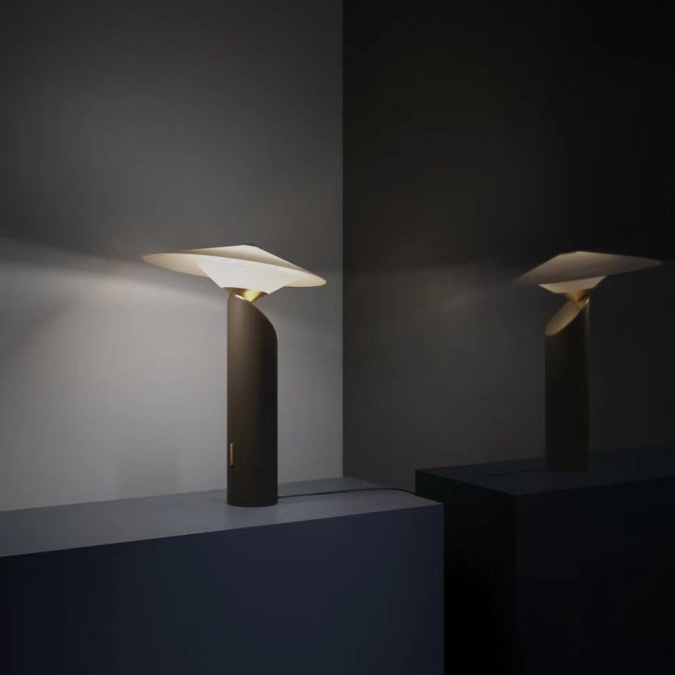 Milano Glow - Axiom - N416 - Nordic Simple Hat Table Lamp with Creative Designer Style, Soft Ambient Lighting for Modern and Elegant Spaces - Living Room / Bedroom / Bedside / Hotel Milano