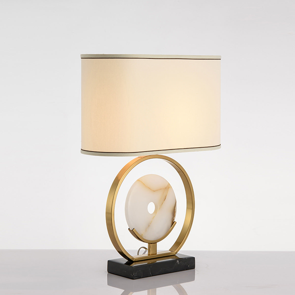 Milano Glow - Axel - N145 - Industrial Style Marble Table Lamp with Creative Artistic Design, Unique Ambient Lighting for Modern and Stylish Spaces - Living Room / Bedroom / Bedside / Study Milano
