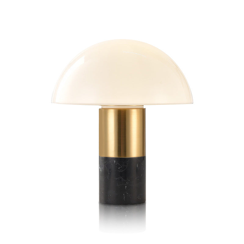 Milano Glow - Auno - N154 - Post-Modern Nordic Marble Table Lamp with Romantic Designer Style, Soft Ambient Lighting for Elegant and Cozy Spaces - Living Room / Bedroom / Bedside Milano