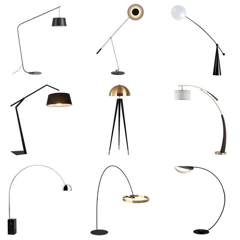 Milano Glow - Aerisio - Nl121 - Nordic Fisherman Floor Lamp with Sculptural Designer Form, Artistic Ambient Lighting for Modern Statement Interiors - Living Room / Bedroom / Sofa Area / Model Room Milano