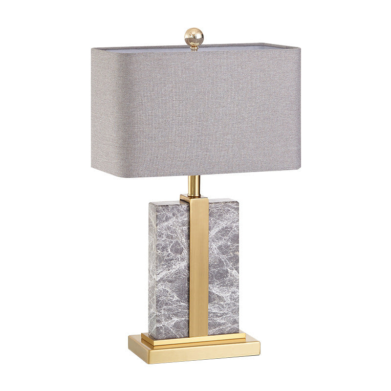 Milano Glow - Aeson - N149 - American-Style Minimalist Marble Table Lamp with Modern LED Design, Elegant Ambient Lighting for Stylish Interiors - Living Room / Bedroom / Bedside / Study Milano