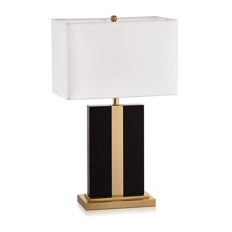 Milano Glow - Aeson - N149 - American-Style Minimalist Marble Table Lamp with Modern LED Design, Elegant Ambient Lighting for Stylish Interiors - Living Room / Bedroom / Bedside / Study Milano