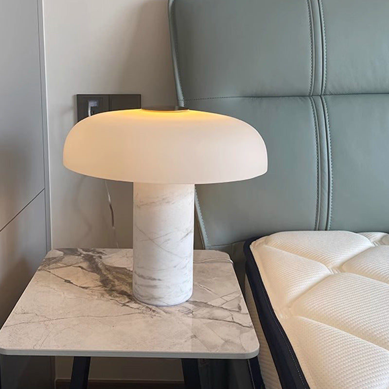 Milano Glow - Artex - N102 - Postmodern Nordic Marble Table Lamp with Light Luxury Designer Style, Eye-Friendly Ambient Lighting for Elegant Interiors - Bedroom / Bedside / Living Room / Hotel Milano