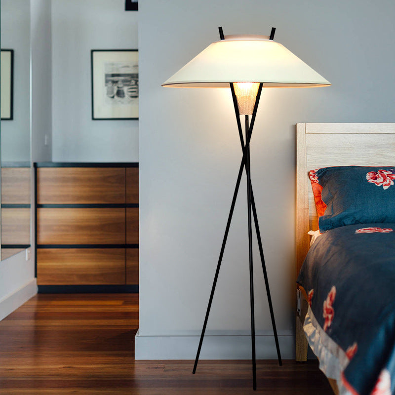 Milano Glow - Aerisia - Nl128 - Italian Nordic Tripod Floor Lamp with Modern Minimalist Wabi-Sabi Design, Soft Ambient Lighting for Elegant and Calm Spaces - Living Room / Bedroom / Study / B&B Milano