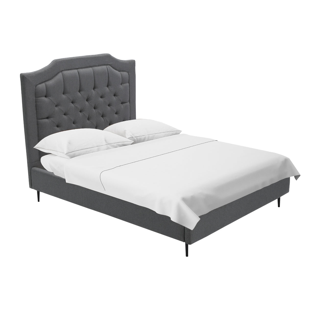 GEORGE Upholstered Bed Frame Affordahome
