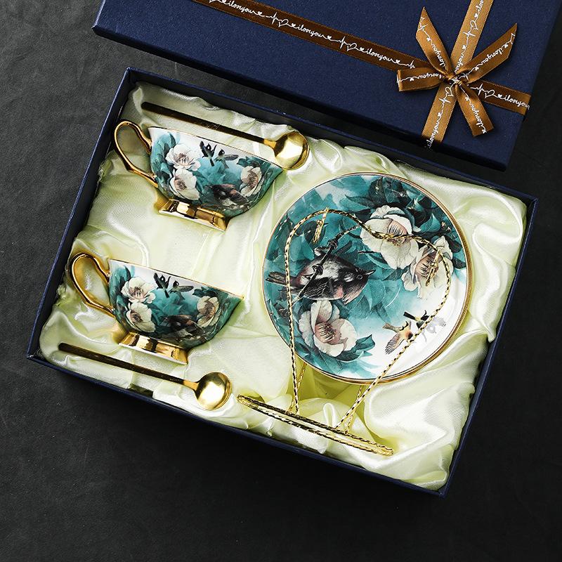 CUPURA Zuno - European Coffee Cup & Saucer Set - Elegant Afternoon Tea Set with Custom Logo Option CUPURA