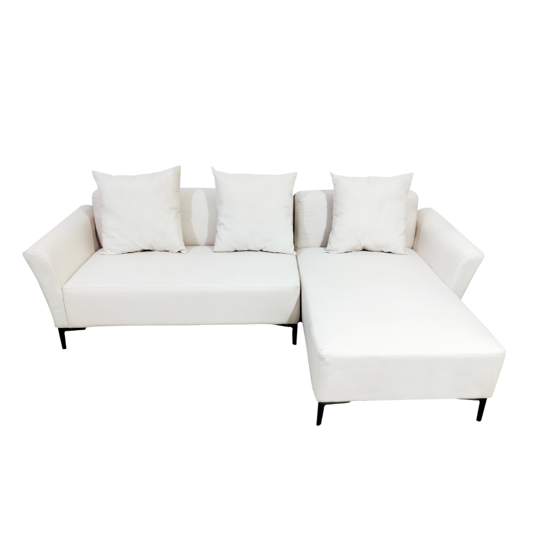 SANTON L-Shape Fabric Sofa Furnigo