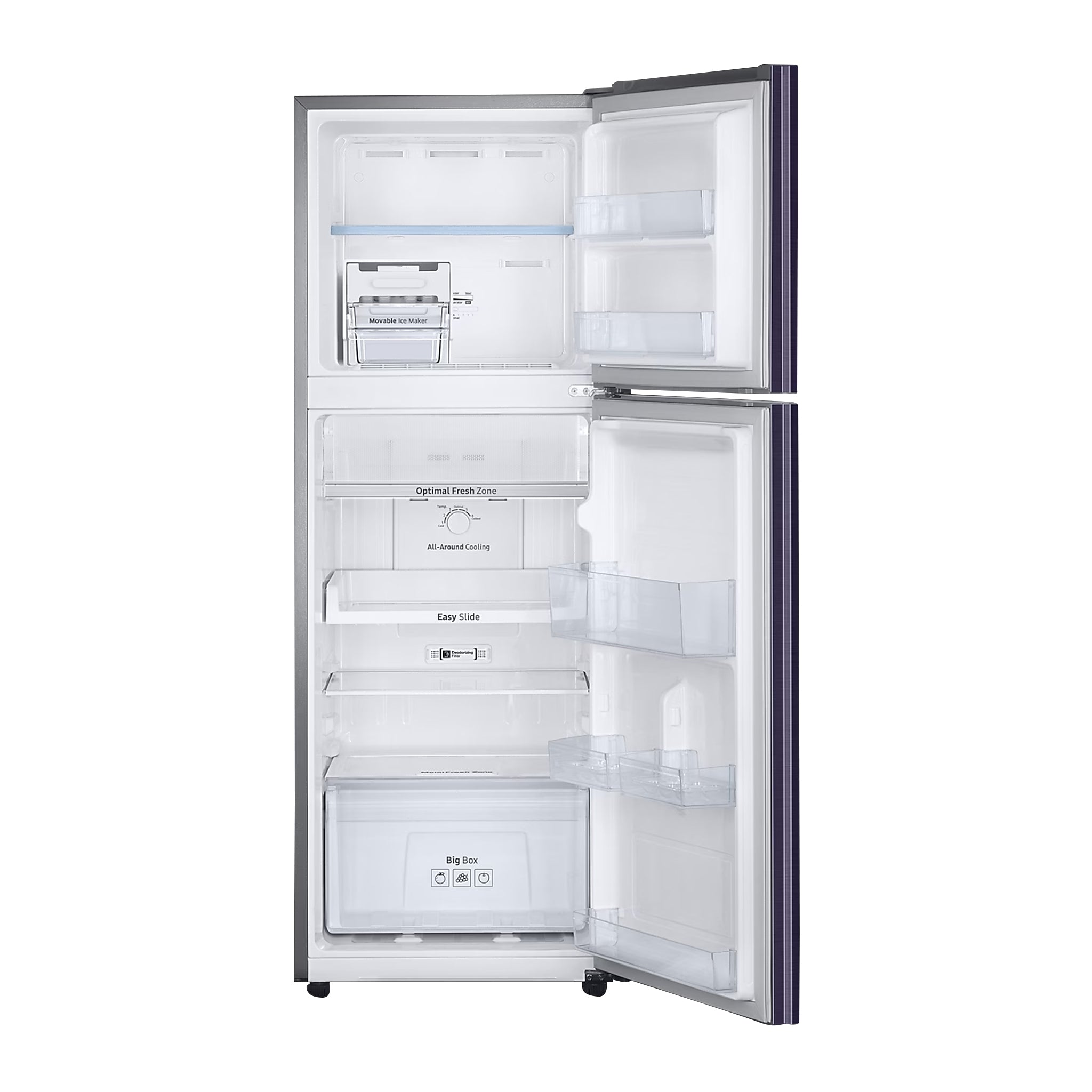 SAMSUNG RT22M4033UT 8.4 cu.ft Two Door Top Mount Refrigerators Samsung
