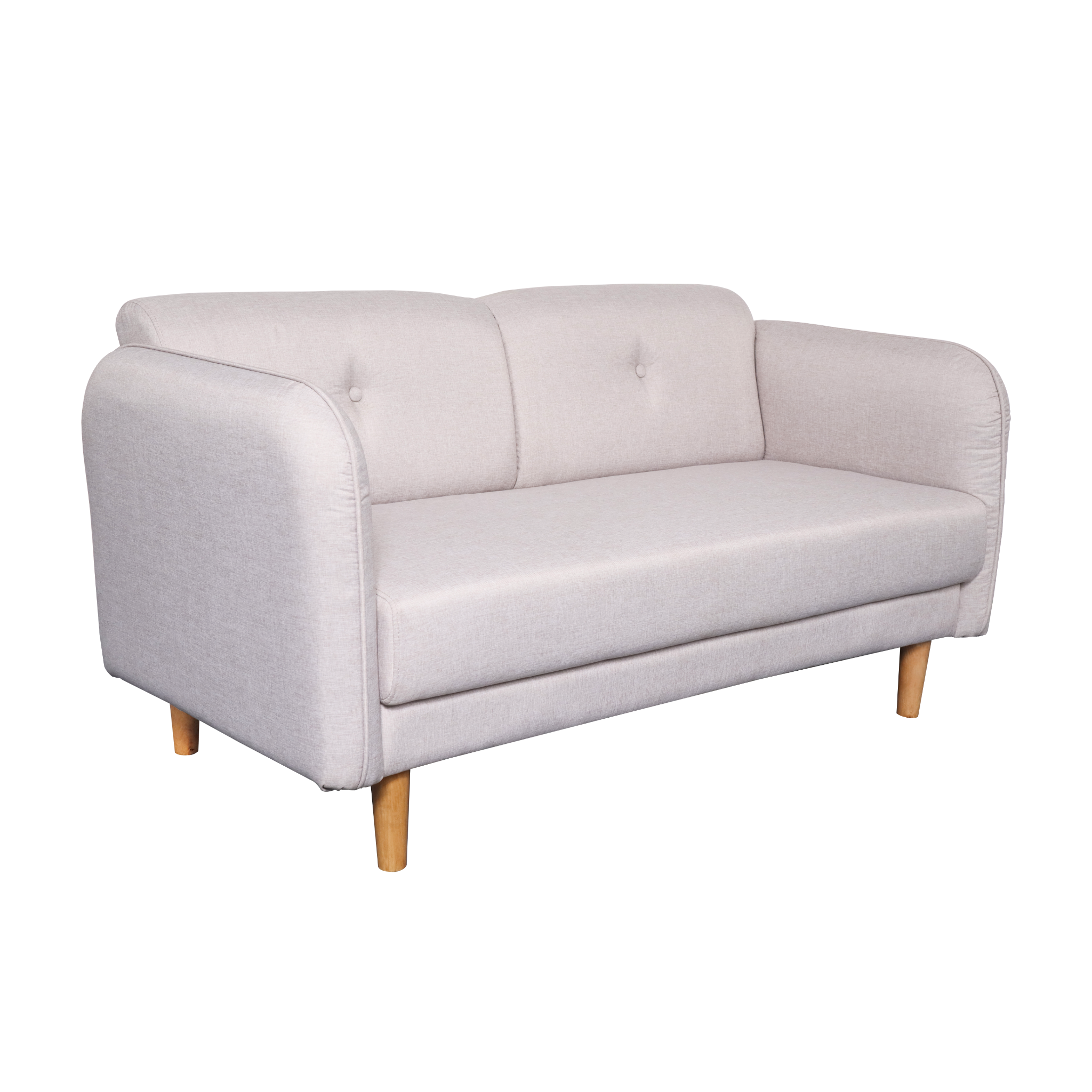 2 seater fabric top sofa