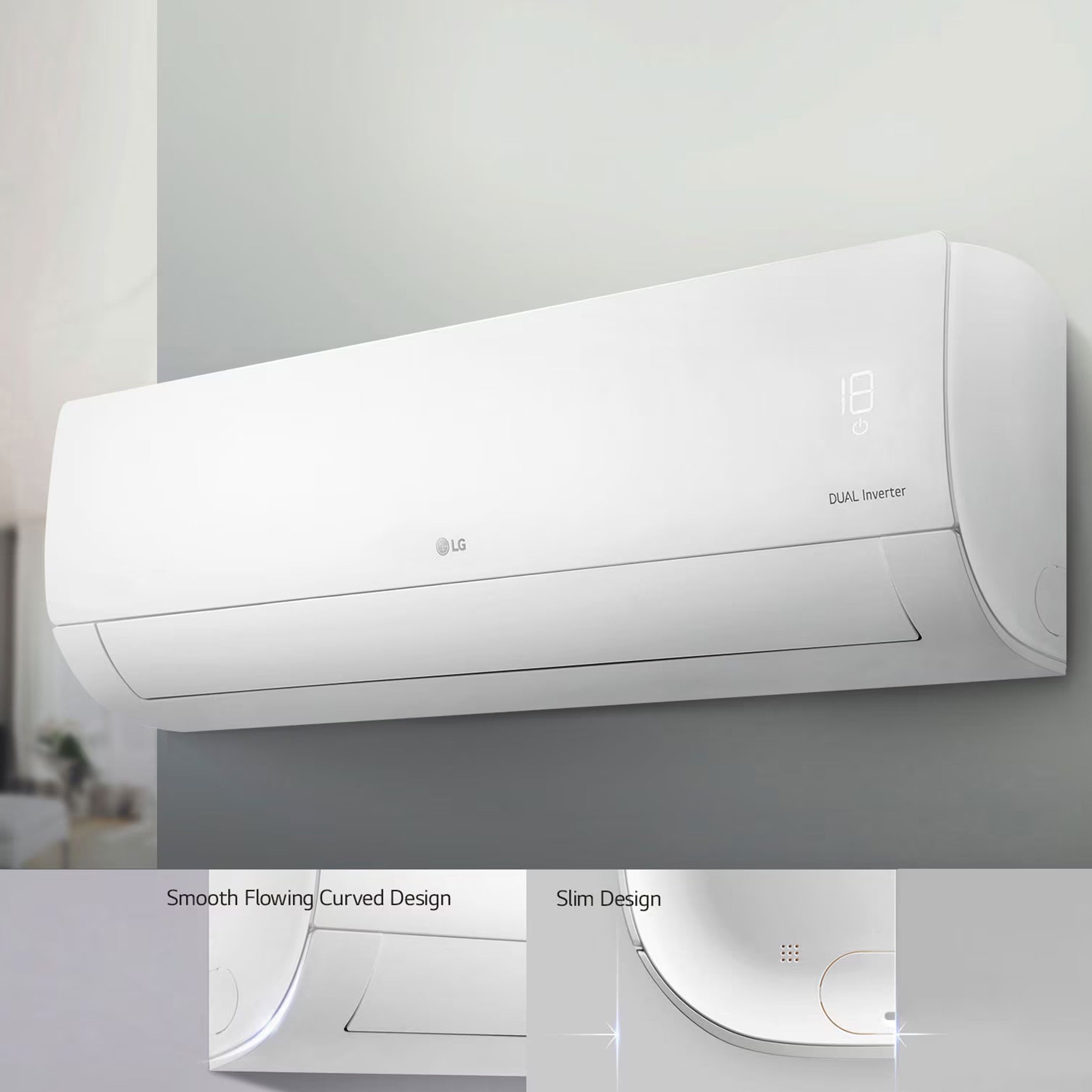 LG HS-09IBA 1.0HP Split Type Dual Inverter Standard Aircon LG