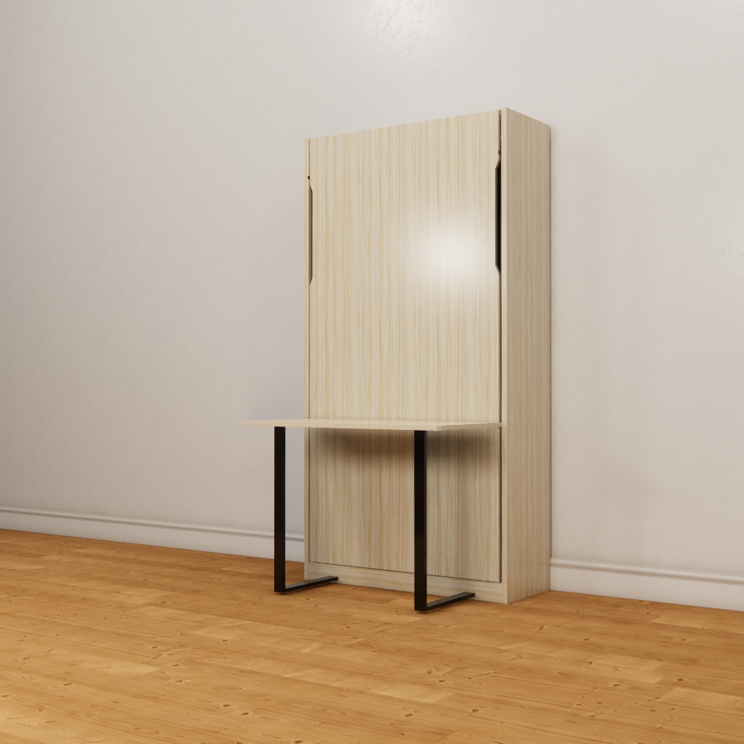 K68 Manual Vertical Wall Bed 900 x 2000 with table Easy Space PH