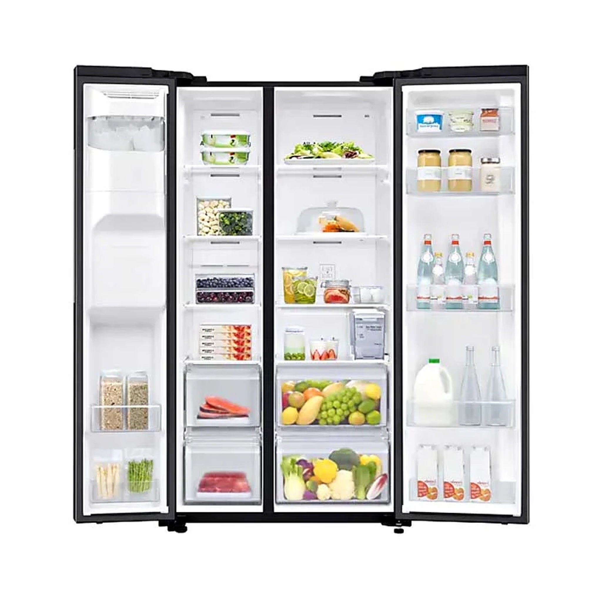 SAMSUNG RS64R5301B4 23.9 cu.ft Side by Side Refrigerator Samsung