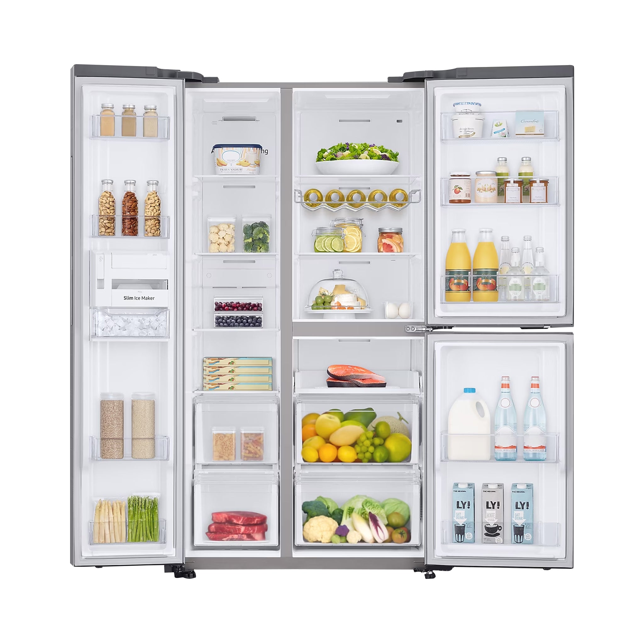 SAMSUNG RS63R5561M9 24.3 cu.ft Side by Side Refrigerator Samsung