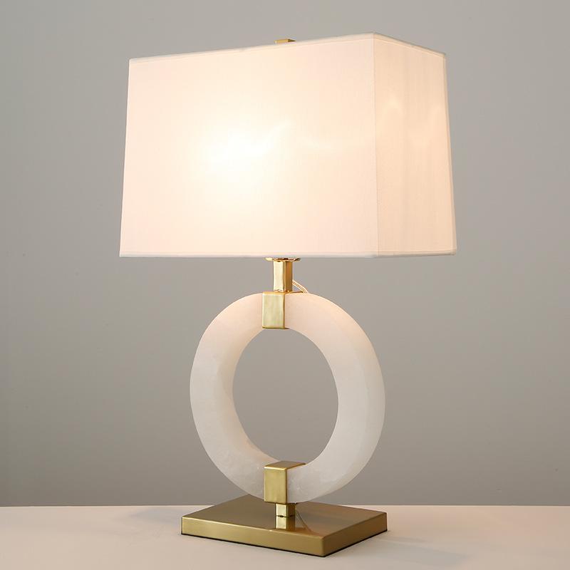 Milano Glow - Alyra - N150 - Style Marble Table Lamp with Light Luxury Designer Finish, Elegant Ambient Lighting for Sophisticated Interiors - Living Room / Bedroom / Bedside / Study / Hotel Milano