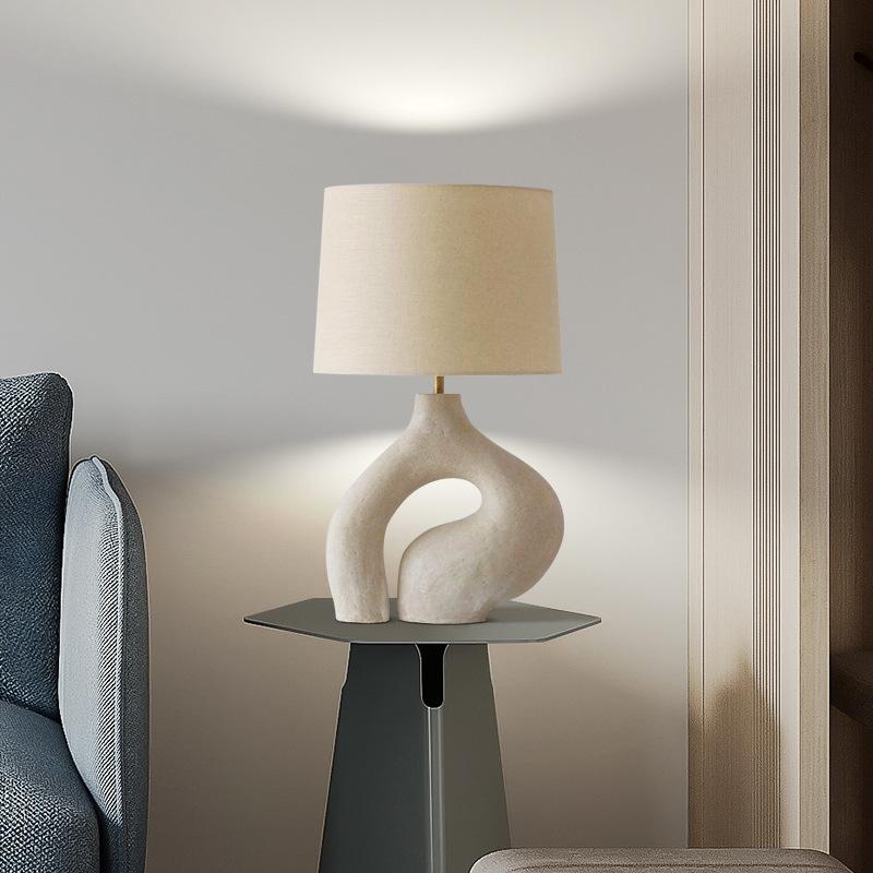 Milano Glow - Alyx - N803 - Nordic Vertical Japanese Style Table Lamp with Minimalist Silent Design, Soft Ambient Lighting for Calm and Cozy Spaces - Bedroom / Bedside / Children’s Room / Study / Hotel Milano