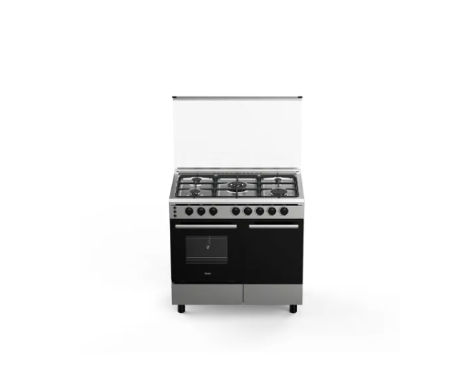 HAIER - HFS-905G63HGOSS 90cm 5 Burner 63L Gas Oven Free Standing Range AF Home