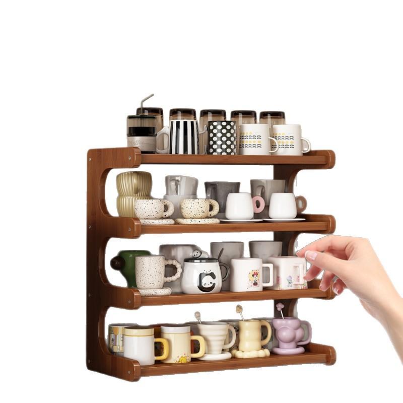 Timberra - Montrex - DeskSip Multi-Layer Cup Organizer - Office / Study / Coffee Corner Timberra