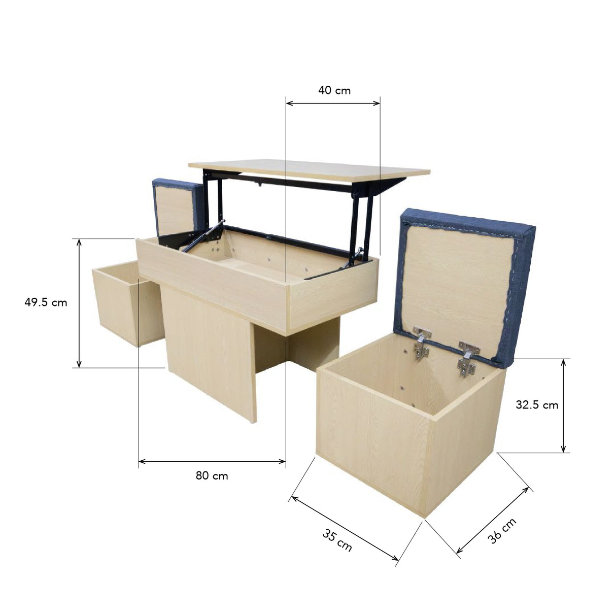 NIDALEE Coffee Table Affordahome