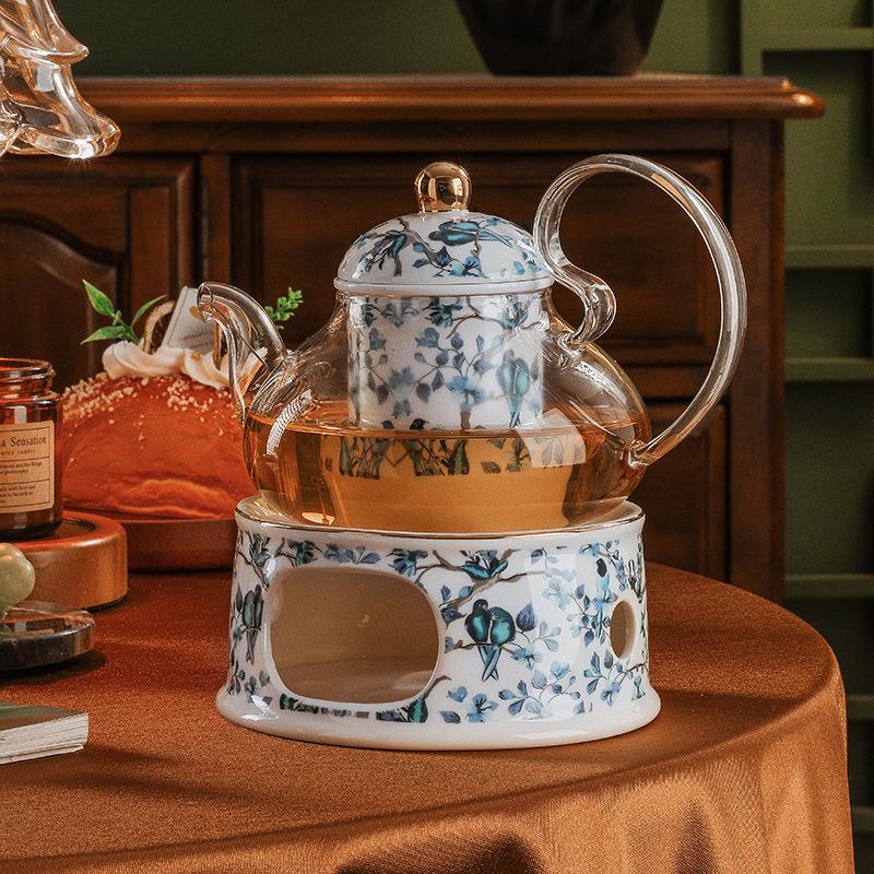 CUPURA Seno - European Goblet-Style Coffee Cup & Saucer Set - Elegant English Afternoon Tea Set CUPURA