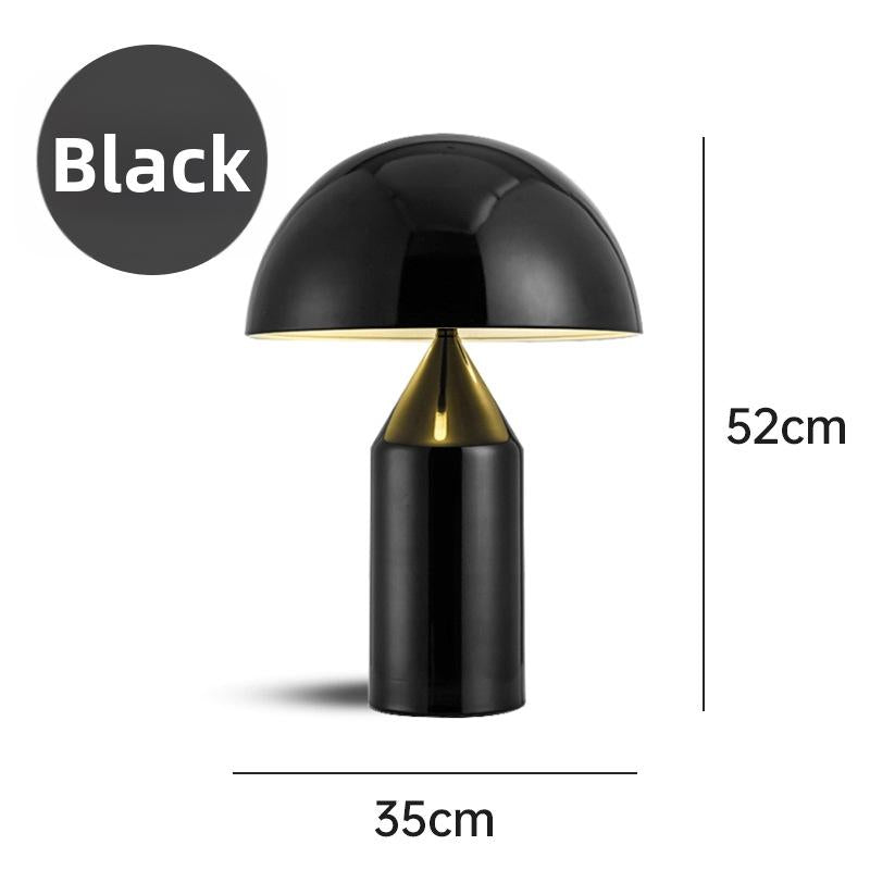 Milano Glow - Aven - N327 - Scandinavian Post-Modern Mushroom Table Lamp with Retro Designer Style, Soft Ambient Glow for Cozy and Stylish Spaces - Bedroom / Bedside / Living Room Milano