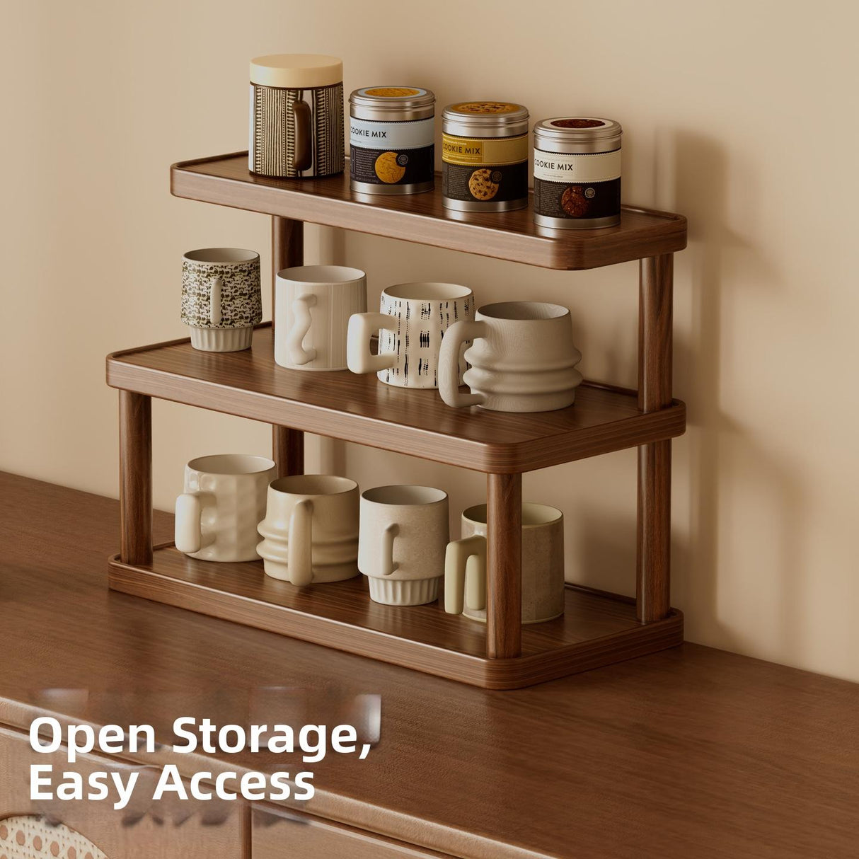Timberra - Melyra - BaristaNest Thickened Cup Rack - Kitchen / Dining Area / Coffee Corner Timberra