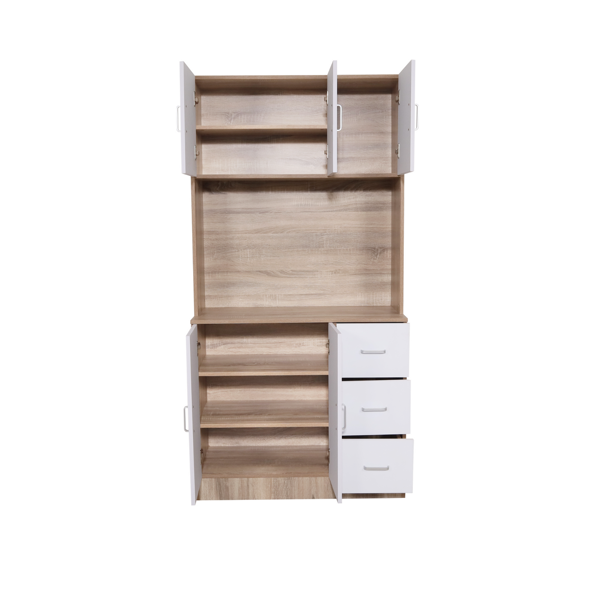 MERCY Kitchen Tall Cabinet ( 5 Door 3 Drawer ) Furnigo