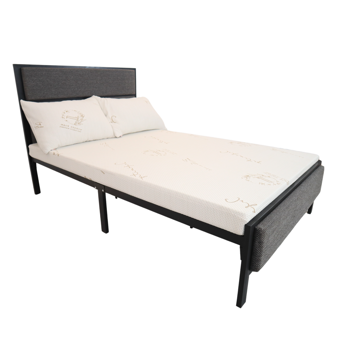 HILTON v2 Single Metal Bed Frame Furnigo