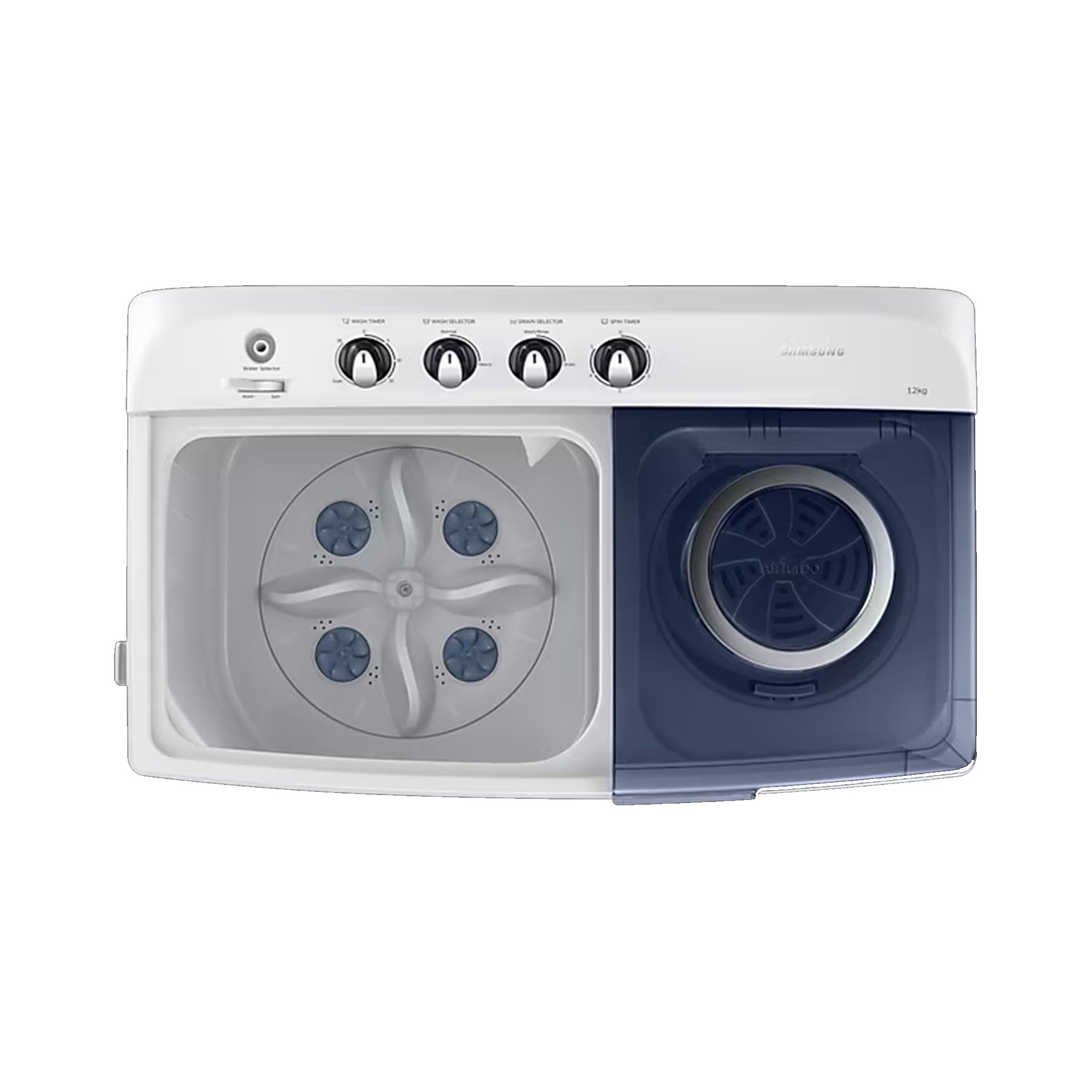 SAMSUNG 12KG WT12J4200MB Twin Tub Washing Machine Samsung
