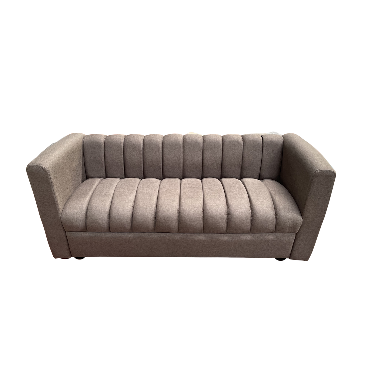 Yela 3-Seater Fabric Sofa with Ottoman Furnigo