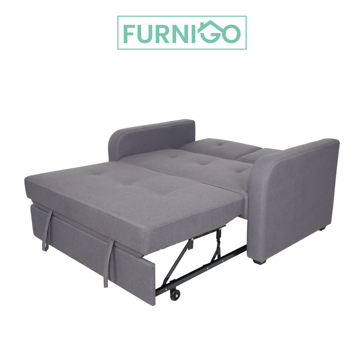 STAN Pullout Fabric Sofa Bed Furnigo