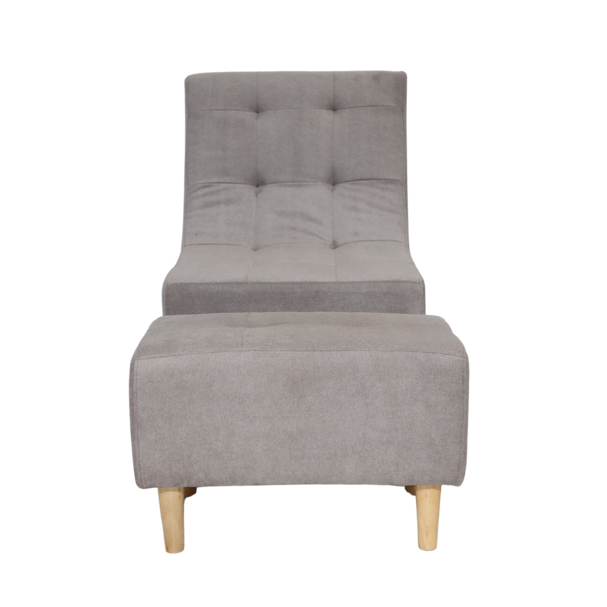 LIAM Fabric chair with Ottoman Affordahome