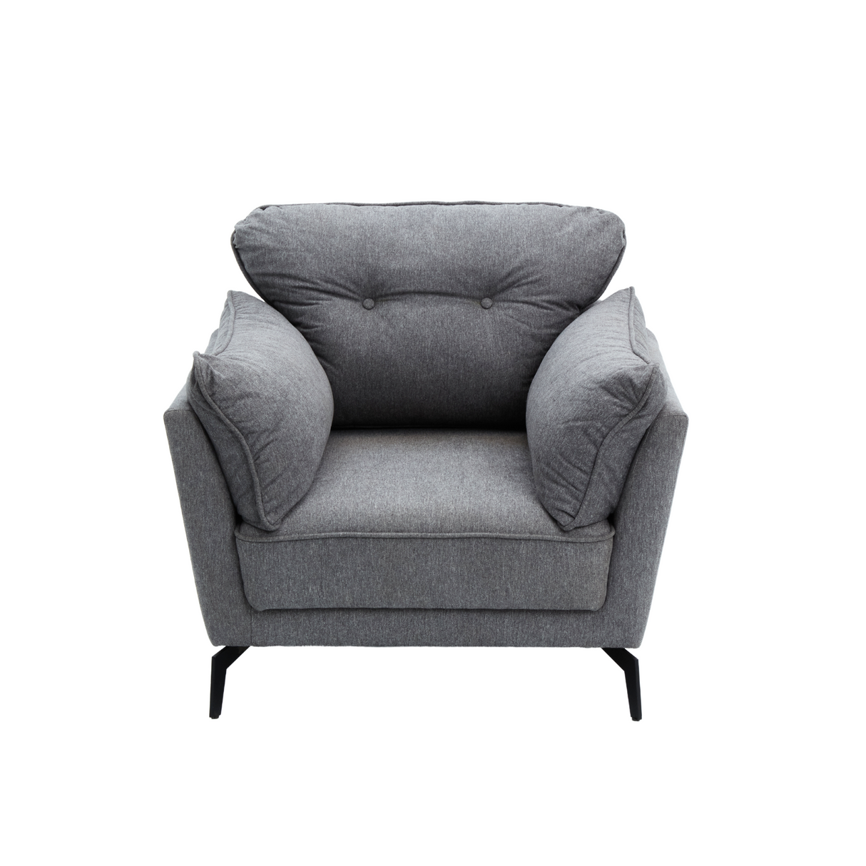 WILLY 1-Seater Fabric Sofa Affordahome